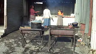 Street food - Sheep heads