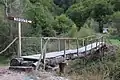 A bridge that leads to the Corov waterfall.