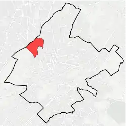 Location within Athens municipality