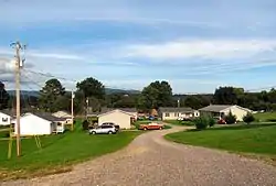 Houses off Valley View Road in Sequatchie