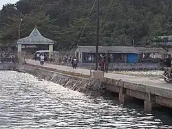 View of Serasan Harbor