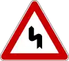 Double curve, first to left