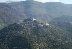 Sermoneta from above in October 2007