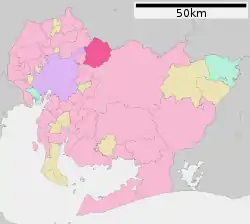 Location of Seto in Aichi Prefecture