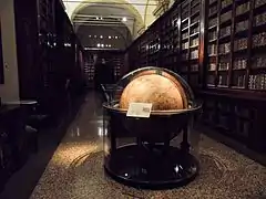 Seventeenth century globe by Vincenzo Coronelli (Academy of Sciences of the Institute of Bologna)