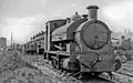 0-6-0ST GWR 2192 Ashburnham (Ex-BP&GV No. 1 Ashburnham) at Severn Tunnel Junction in 1951