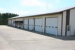 Combined township building and fire station