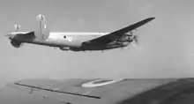 Shackleton of 224 Squadron flying in formation near Masirah Airbase during the Jebel Akhdar campaign