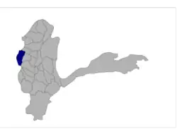 Location of Shahri BuzurgShahr-e Bozorg