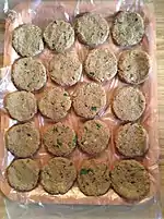 Shami kebab ready for frying