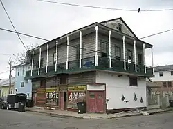 Building formerly housing a neighborhood bar, Lower Garden District