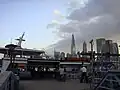 Passengers waiting at the Qinhuangdao Rd Ferry terminal