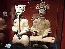 Image 29Two musicians of the Eastern Han Dynasty (25–220 CE), Shanghai Museum (from History of music)