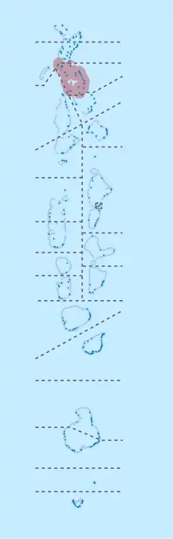 Location of Shaviyani in Maldives