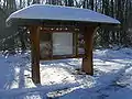 Sheldrick Forest Preserve kiosk.