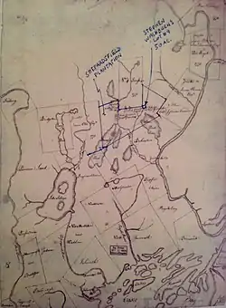 Overlay of Shepardsfield on Old Map