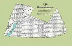 Plan of Shepardsfield Plantation