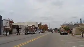 Looking west along W. Wright Avenue