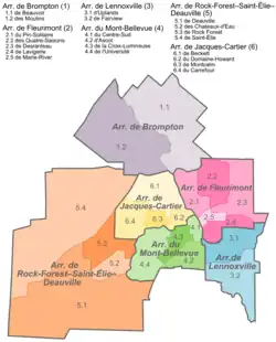 Location of Mont-Bellevue