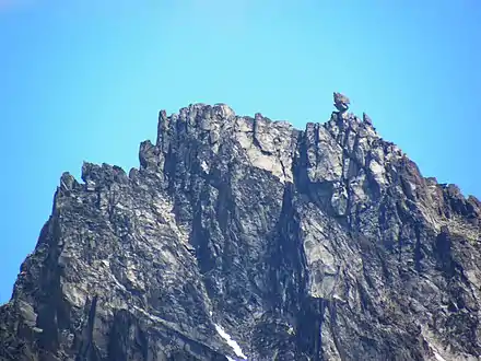 Sherpa Peak's balanced rock