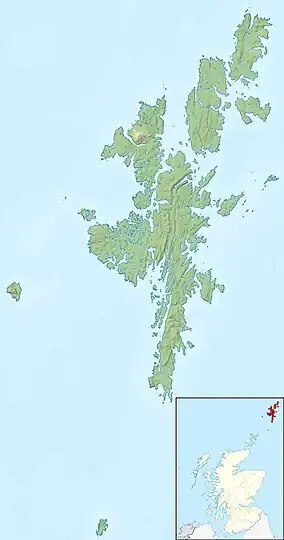 Ronas Voe is located in Shetland