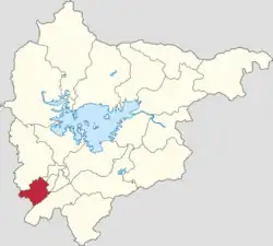 Location of Shilipu Town in Miyun District