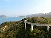 Shimanami Kaido cycle access ramp at Imabari