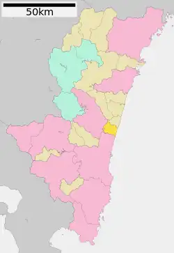 Location of Shintomi