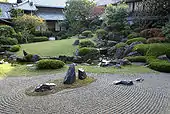 Shitennō-ji's karesansui