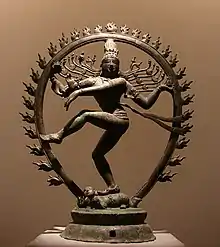 Shiva as lord of the dance; c. 11th century; bronze; height: 96 cm; Musée Guimet (Paris)