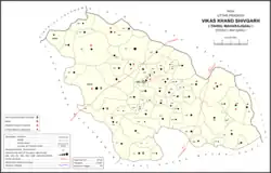 Map showing Narayanpur (#914) in Shivgarh CD block