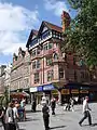 Queen's Chambers at Long Row and King Street in Nottingham