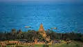 Aerial view of the Shore Temple