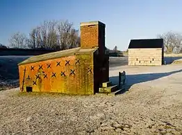 The shot furnace at Fort Griswold