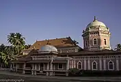 View from the rear of temple