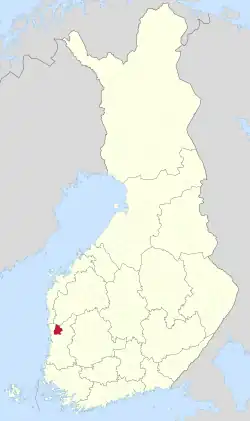 Location of Siikainen in Finland