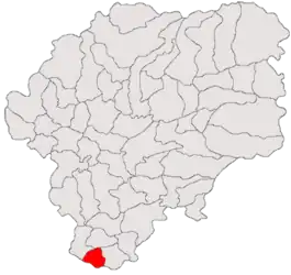 Location in Bistrița-Năsăud County