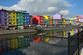 Pedestrian bridge in Silivri