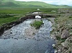 Silk Road bridge at Selim Pass near Aghnjadzor