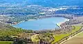 Aerial view of Silvola reservoir.