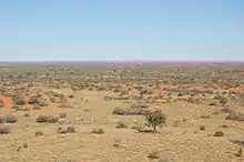 Simpson Desert, a warm desert