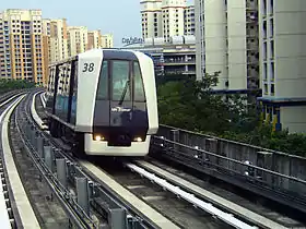 A C810 on the Sengkang LRT