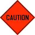 Indication of road stretch affected by road works