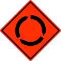 Temporary roundabout