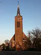 Church of Saint Paschal Baylon (1919-1921), designed by Dutch traditionalist architect Alexander Kropholler