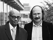 Sipho Sepamla (l.) and Antonio Skármeta (1981)