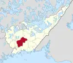 Location of Sippola in the Kymi Province