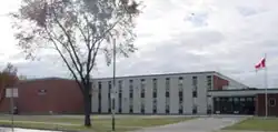 Sisler High School, Redwood Avenue entrance, before renovation