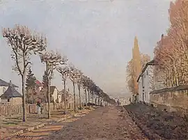 Chemin de la Machine, Louveciennes, 1873, Musée d'Orsay, Paris