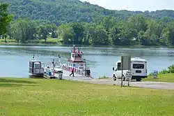 Sistersville Ferry at Fly